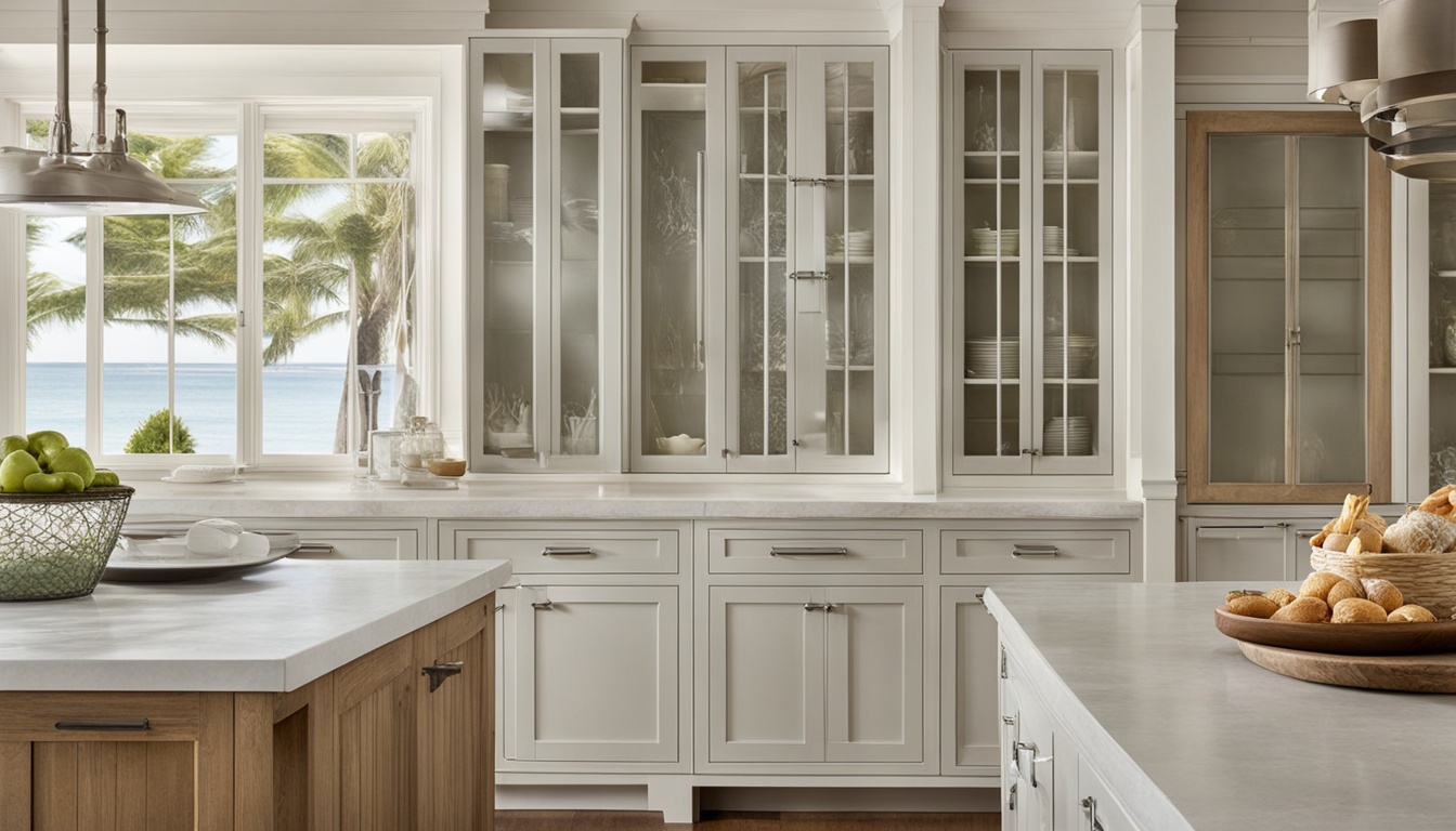 coastal style kitchen cabinetry